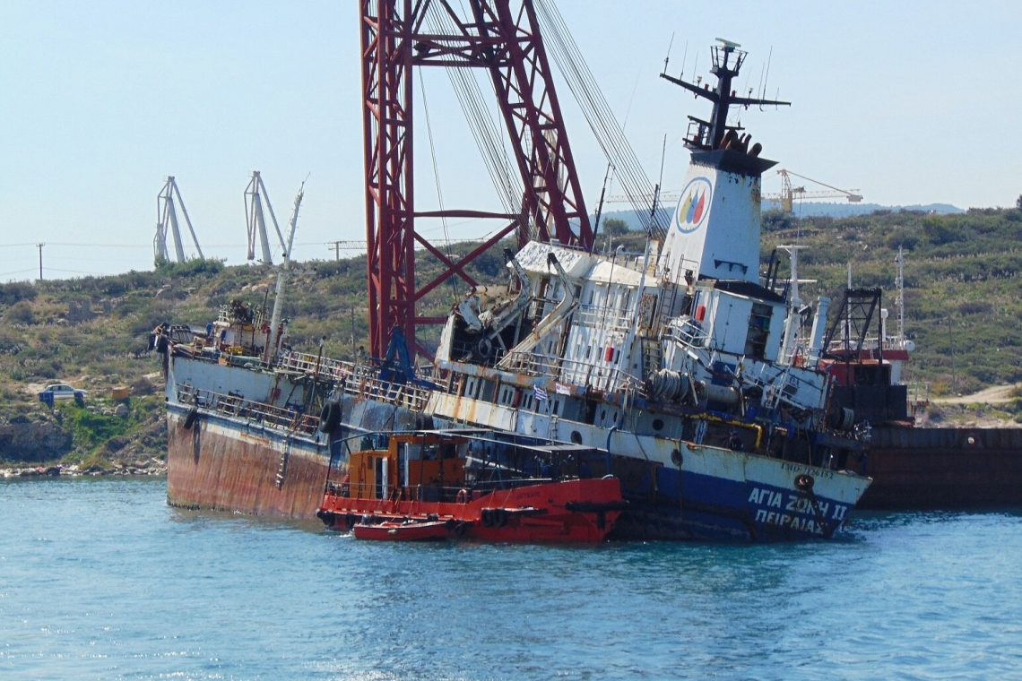 Σαλαμίνα: Εντός του Αρχαιολογικού Χώρου εδώ και 9 χρόνια το ναυάγιο του Αγία Ζώνη ΙΙ